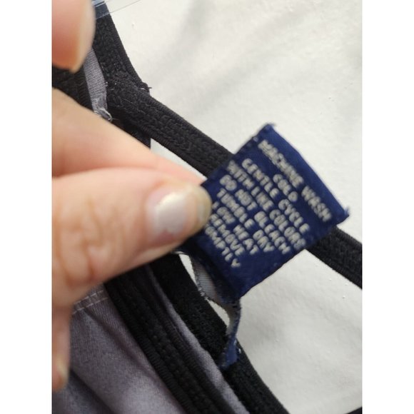 Boston Proper Womens Skirted Romper Small Black Gray Tennis Active Coquette - Picture 5 of 8